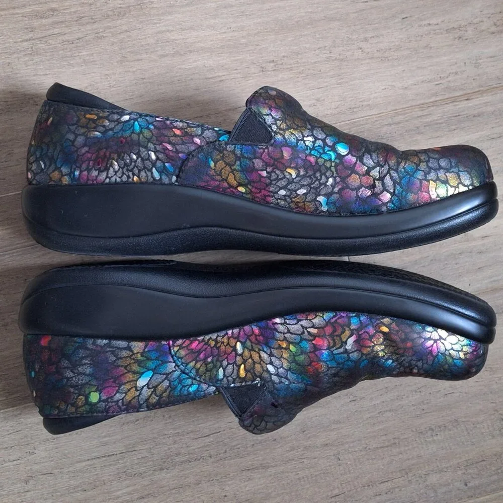 Alegria Keli Minnow Rainbow EU 40 US 9.5/10 Nursing Medical Skid resistant shoes - Picture 7 of 13